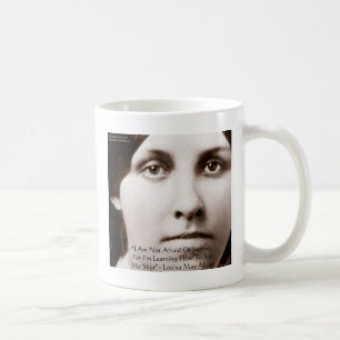 Louisa May Alcott "Segeln lernen" Weisheitsgeschen Kaffeetasse