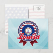 Louisa, VA Postkarte (Vorne/Hinten)