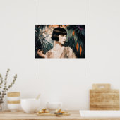 Louise Brooks in Miami Poster der 1920er Jahre (Küche)