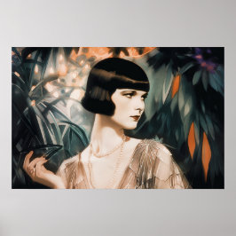 Louise Brooks in Miami Poster der 1920er Jahre