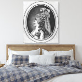 Louise Contat de Parny in der Rolle von Suzanne Leinwanddruck (Insitu (Schlafzimmer))