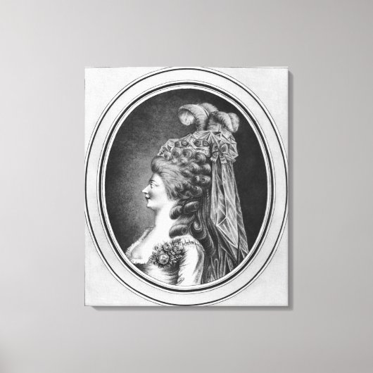 Louise Contat de Parny in der Rolle von Suzanne Leinwanddruck (Vorderseite)