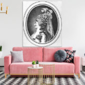 Louise Contat de Parny in der Rolle von Suzanne Leinwanddruck (Insitu (Wohnzimmer))