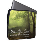 Louise Driscoll Inspiration Zitat "inside" Laptopschutzhülle (Vorne Rechts)