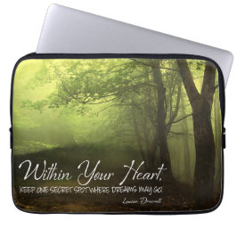 Louise Driscoll Inspiration Zitat "inside" Laptopschutzhülle