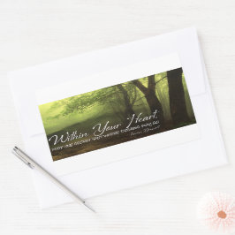 Louise Driscoll Inspiration Zitat "inside" Rechteckiger Aufkleber