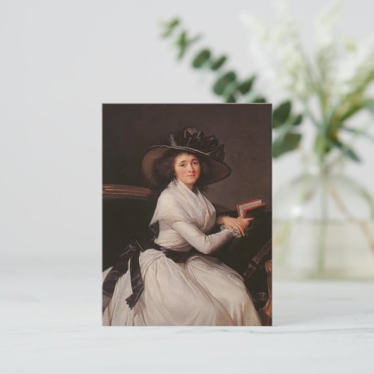 Louise Elisabeth Vigee Le Brun - Gräfin von Châtre Postkarte (Stehend Vorderseite)