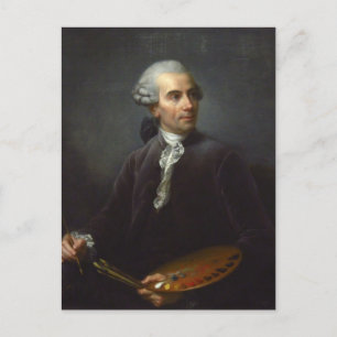 Louise Elisabeth Vigee - Portrait von Joseph Verne Postkarte