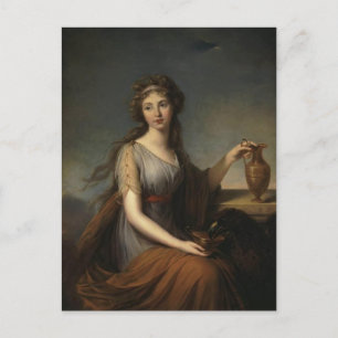 Louise Le Brun - Portrait von Anna Pitt Postkarte