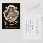 Louise Marie von Frankreich Visitenkarte (Vorne/Hinten)