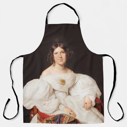 Louise Mayer Ferdinand Waldmueller Schürze (Vorderseite)