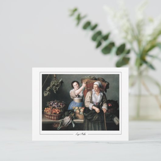 Louise Moillon #6 - Fine Art Postcard Postkarte (Stehend Vorderseite)