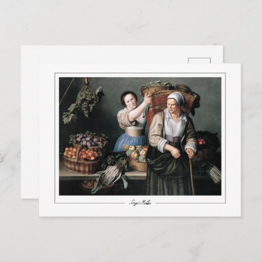 Louise Moillon #6 - Fine Art Postcard Postkarte (Vorne/Hinten)