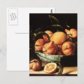 Louise Moillon's Bowl of Curacao Orange (1634) Postkarte (Vorne/Hinten)