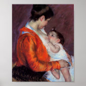 Louise Nursing Her Child | Mary Cassatt Poster (Vorne)