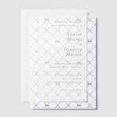 Louise Simple Modern Wedding rettet das Datum Pergament Einladungen (Versetzt (Einladung))