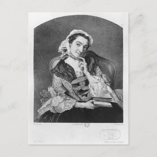 Louise Tardieu d'Esclavelles Postkarte (Vorderseite)