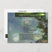 Louise's Zucchini Chocolate Cake Postcard Postkarte (Vorne/Hinten)