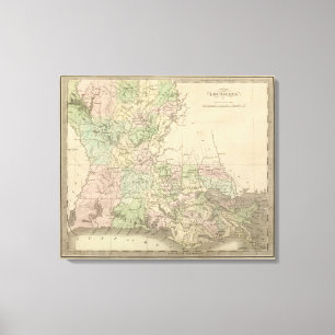 Louisiana 10 leinwanddruck