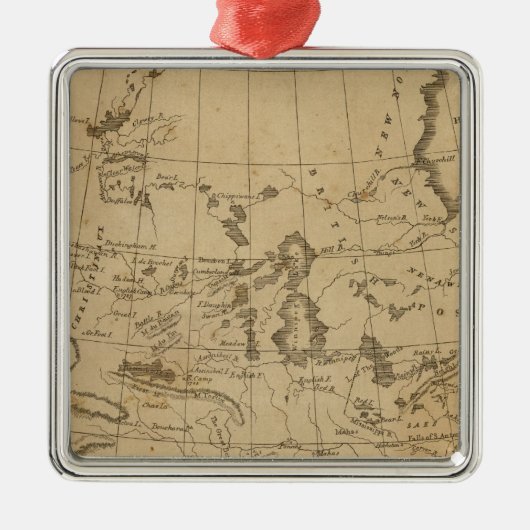 Louisiana 12 silbernes ornament (Vorne)