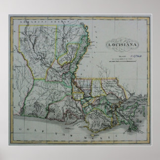 Louisiana: 1824 poster