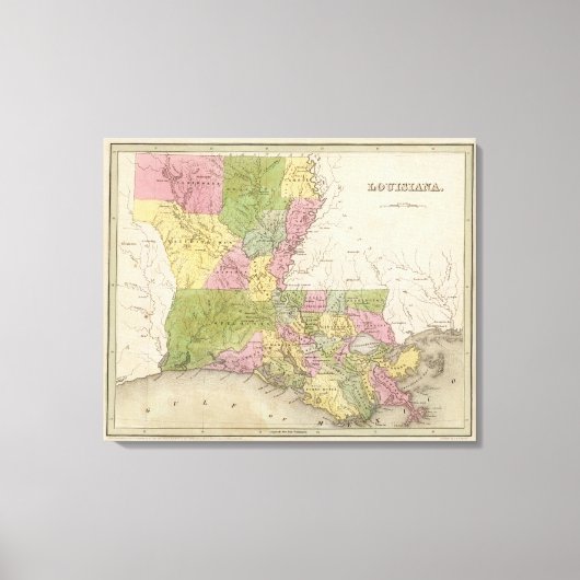 Louisiana 2 leinwanddruck (Vorderseite)