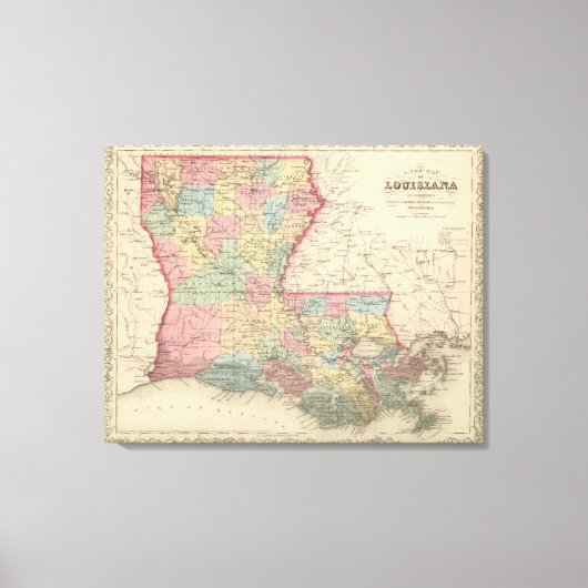 Louisiana 2 leinwanddruck (Vorderseite)
