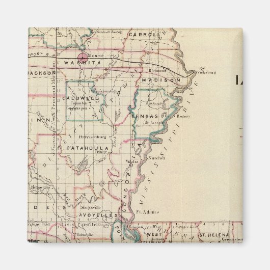 Louisiana 2 magnet (Vorne)