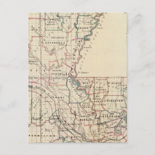 Louisiana 2 postkarte (Vorderseite)