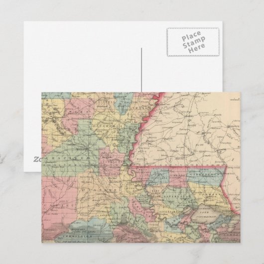 Louisiana 2 postkarte (Vorne/Hinten)