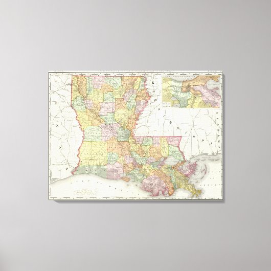 Louisiana 4 leinwanddruck (Vorderseite)