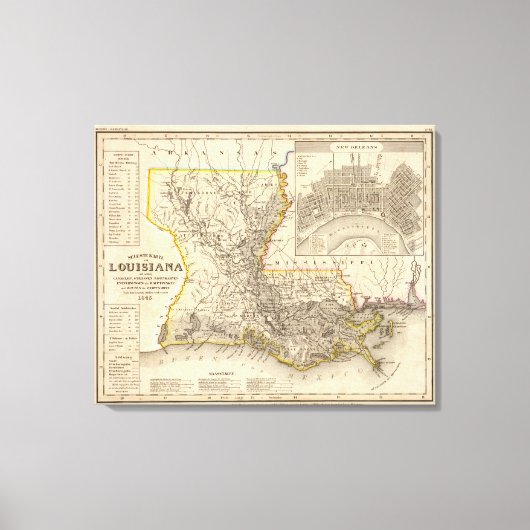 Louisiana 4 leinwanddruck (Vorderseite)