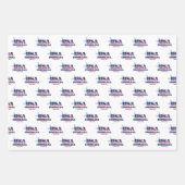 Louisiana, 50 Staaten, Liberty Bell Geschenkpapier Set (Vorderseite)