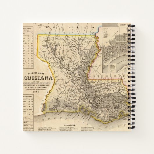 Louisiana 5 2 notizblock (Rückseite)