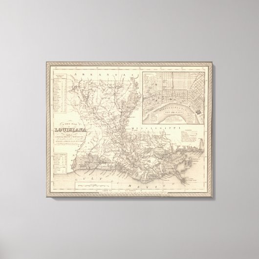 Louisiana 5 leinwanddruck (Vorderseite)