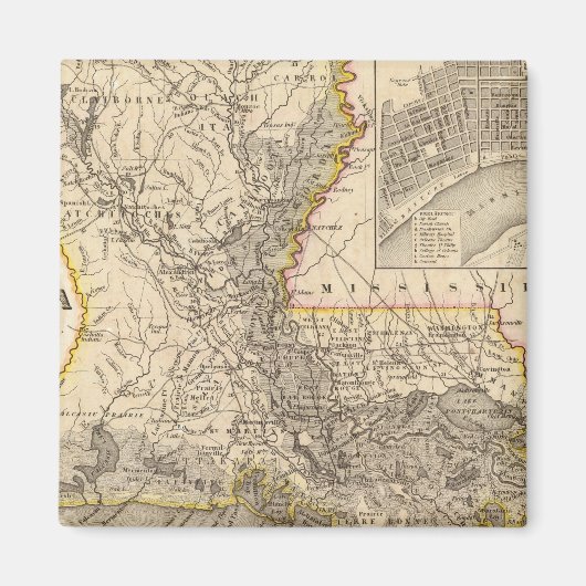 Louisiana 5 magnet (Vorne)