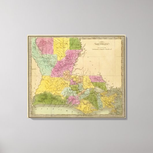 Louisiana 7 leinwanddruck (Vorderseite)