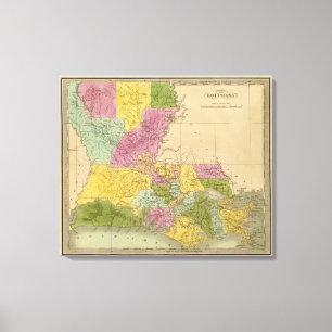 Louisiana 7 leinwanddruck