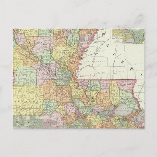 Louisiana 8 postkarte (Vorderseite)