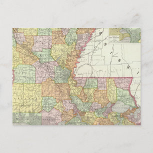 Louisiana 8 postkarte