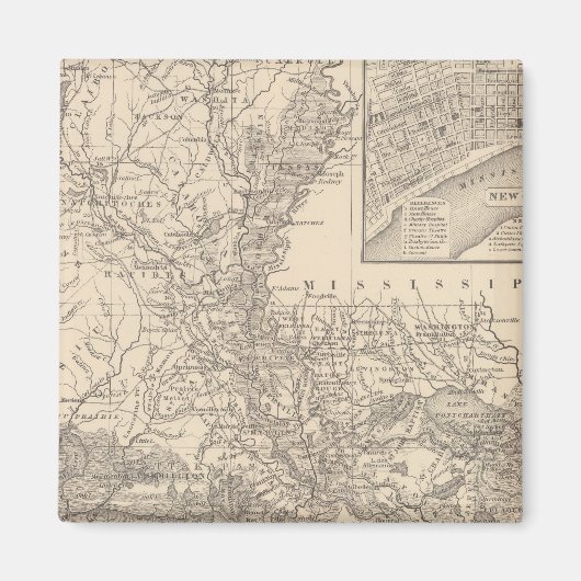 Louisiana 9 magnet (Vorne)