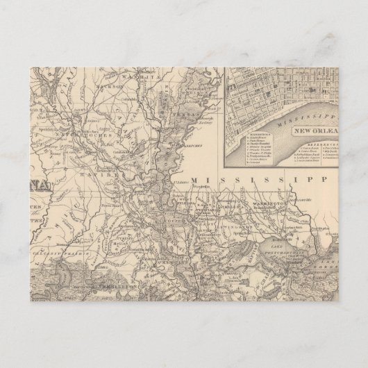 Louisiana 9 postkarte (Vorderseite)