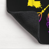 Louisiana Arrow Mardi Gras , Uni-adult, Black, Sma Mousepad (Ecke)