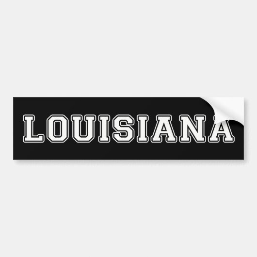 Louisiana Autoaufkleber (Vorne)