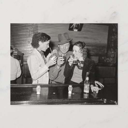Louisiana Bar, 1938 Postkarte (Vorderseite)