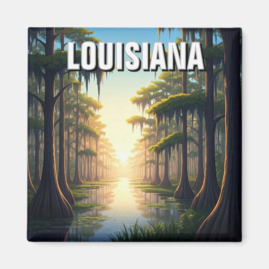 Louisiana Barataria Preserve Magnet (Vorne)