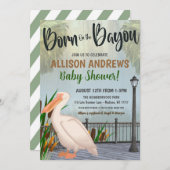 Louisiana Bayou Baby Dusche Einladung (Vorne/Hinten)