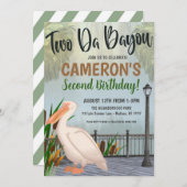 Louisiana Bayou Birthday Einladung (Vorne/Hinten)