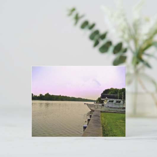 Louisiana Bayou Postkarte (Stehend Vorderseite)