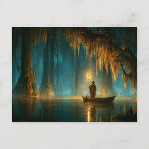 Louisiana Bayou Postkarte